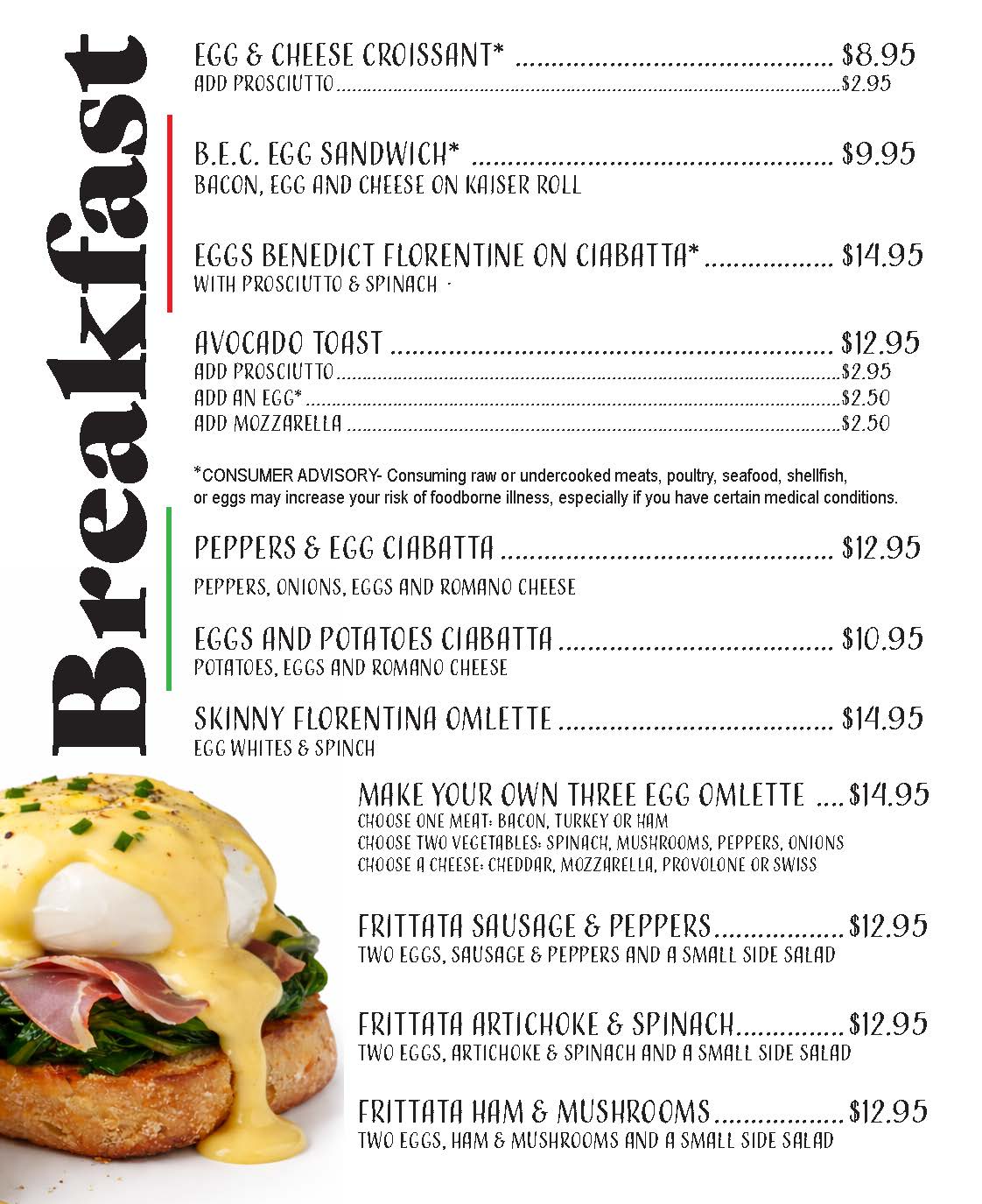 Breakfast Menu